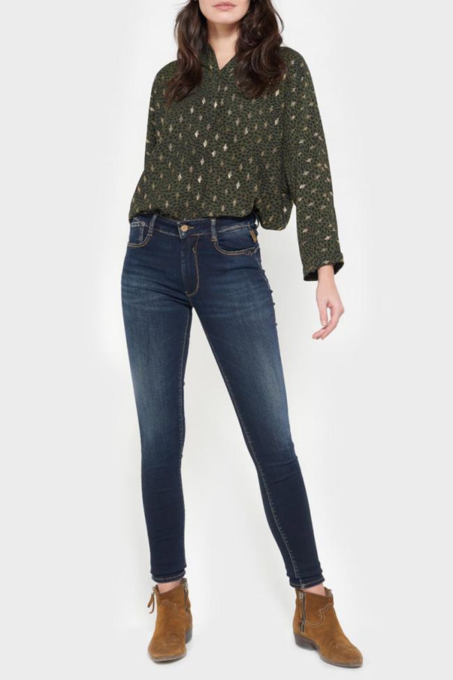 Naples pulp slim taille haute jeans bleu N°1