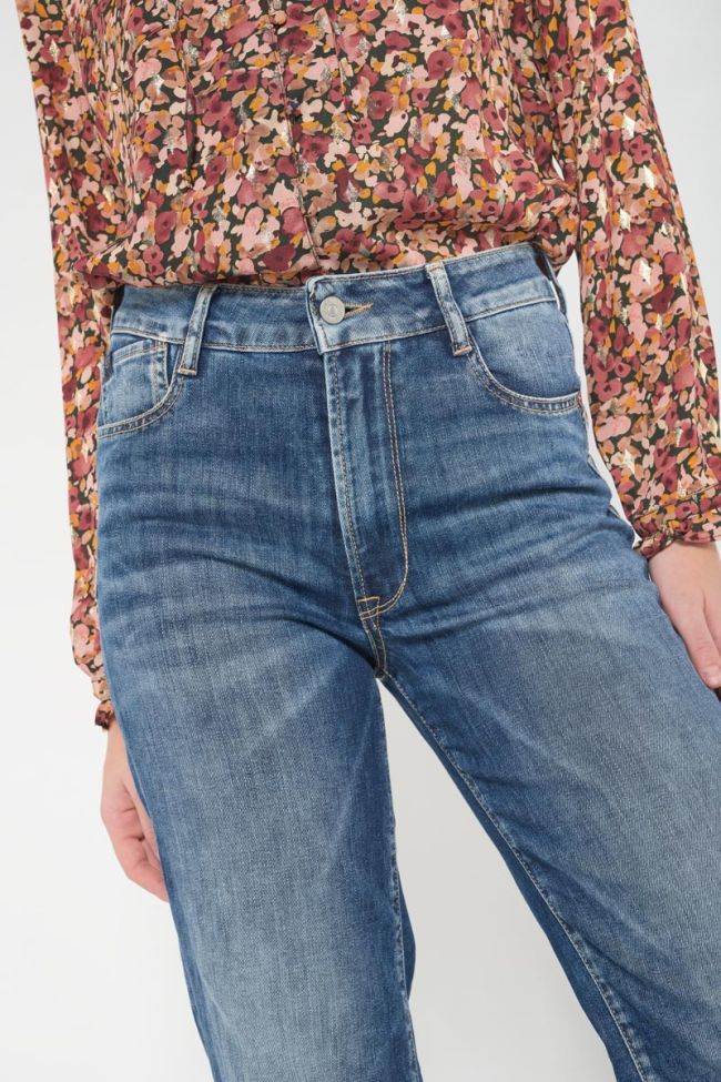 Jeans pulp regular taille haute bleu N°2