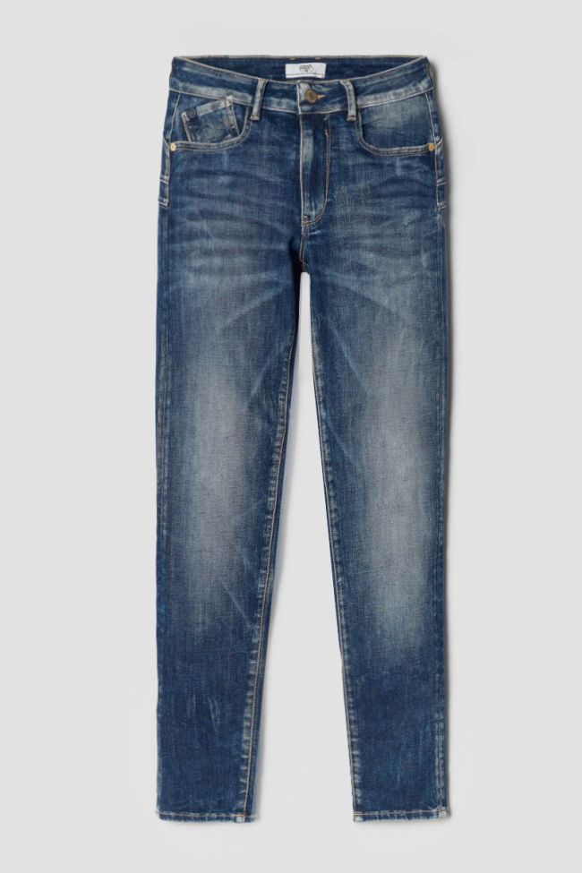 Jeans pulp slim Rho taille haute 7/8ème bleu N°2