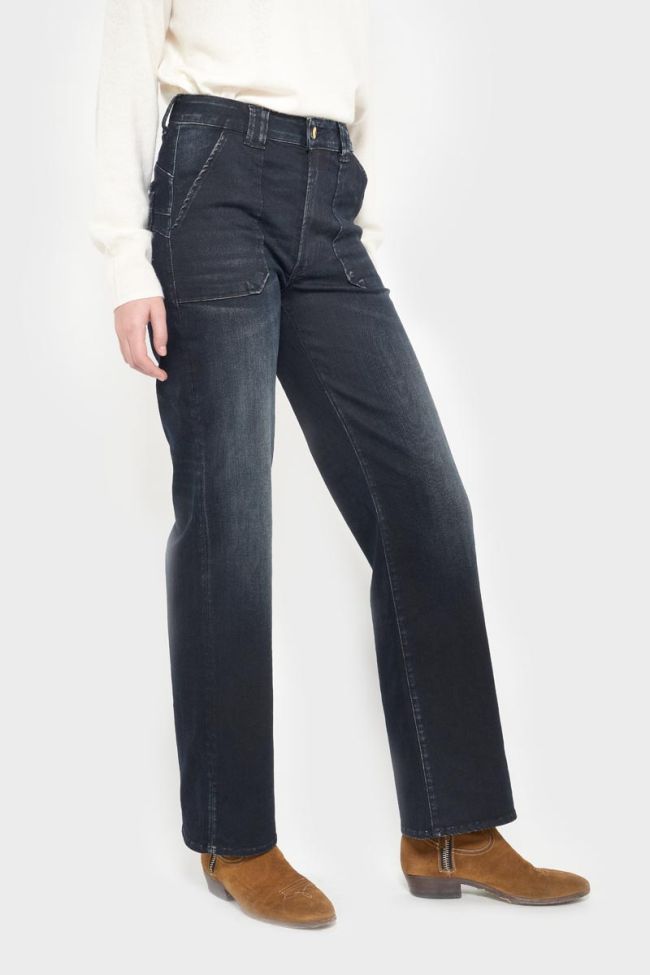 Salti pulp droit taille haute jeans bleu-noir N°1