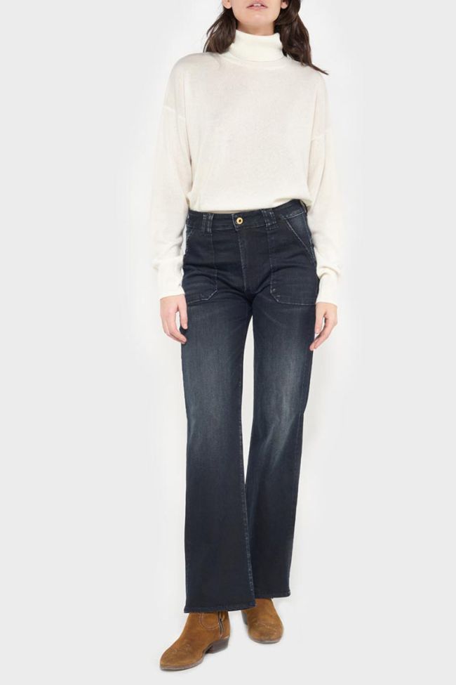 Salti pulp droit taille haute jeans bleu-noir N°1