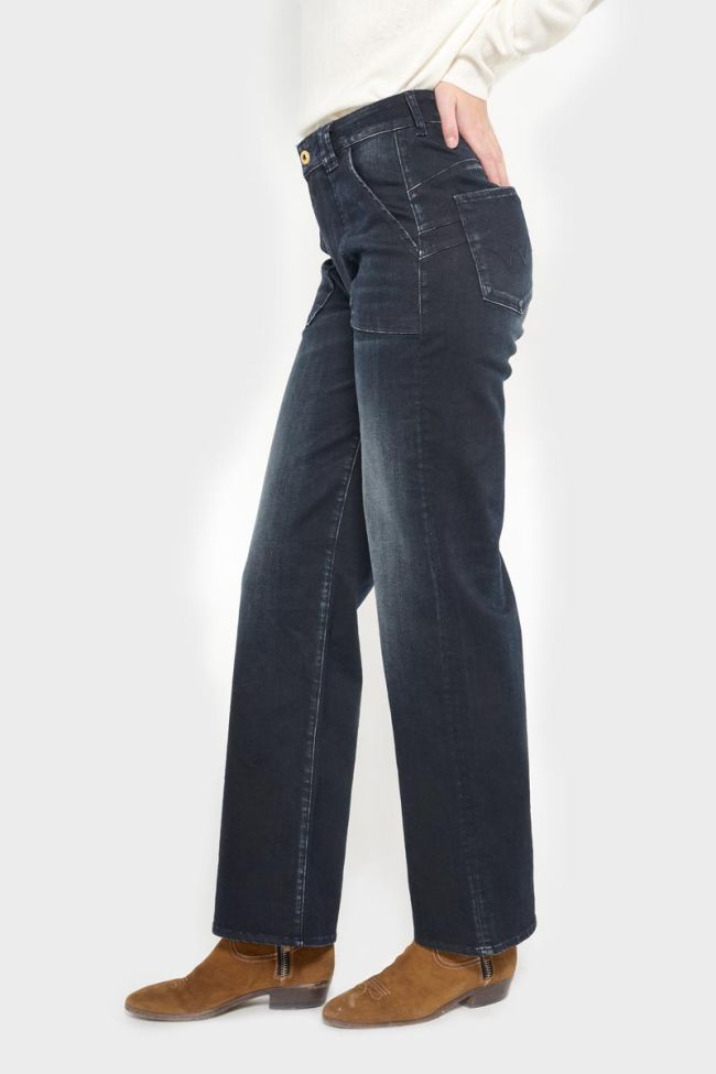 Salti pulp droit taille haute jeans bleu-noir N°1