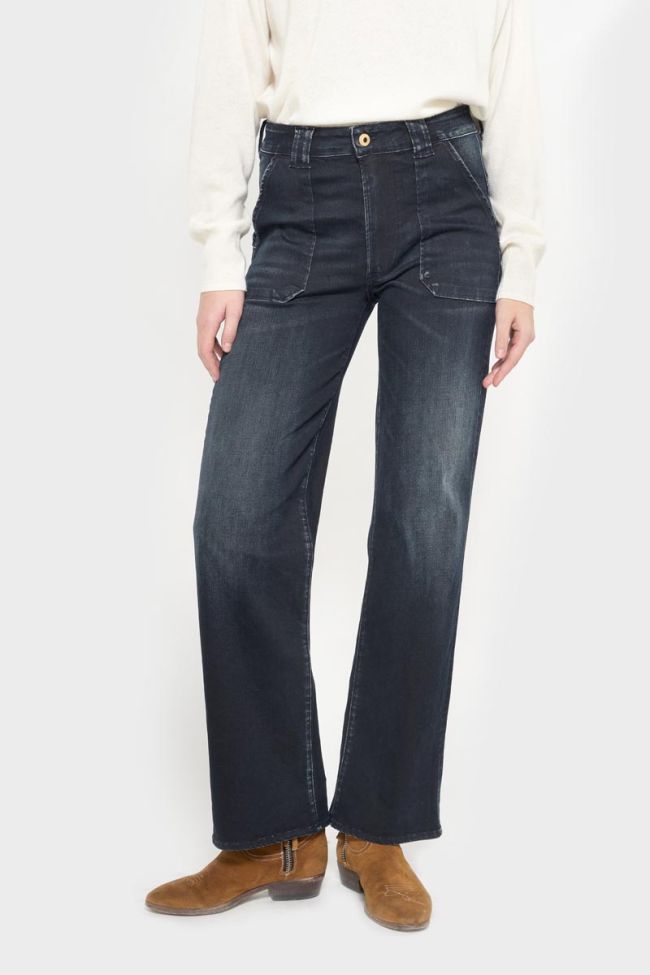 Salti pulp droit taille haute jeans bleu-noir N°1