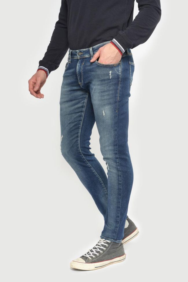Jogg 700/11 adjusted jeans destroy vintage bleu N°2