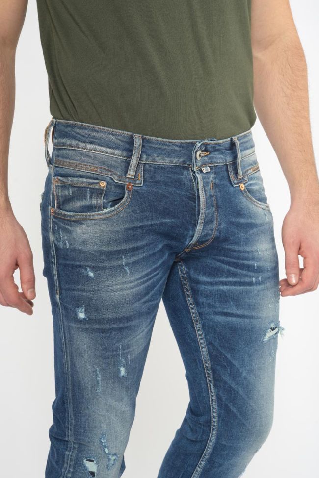 Jeans 700/11 adjusted Trial destroy bleu N°2