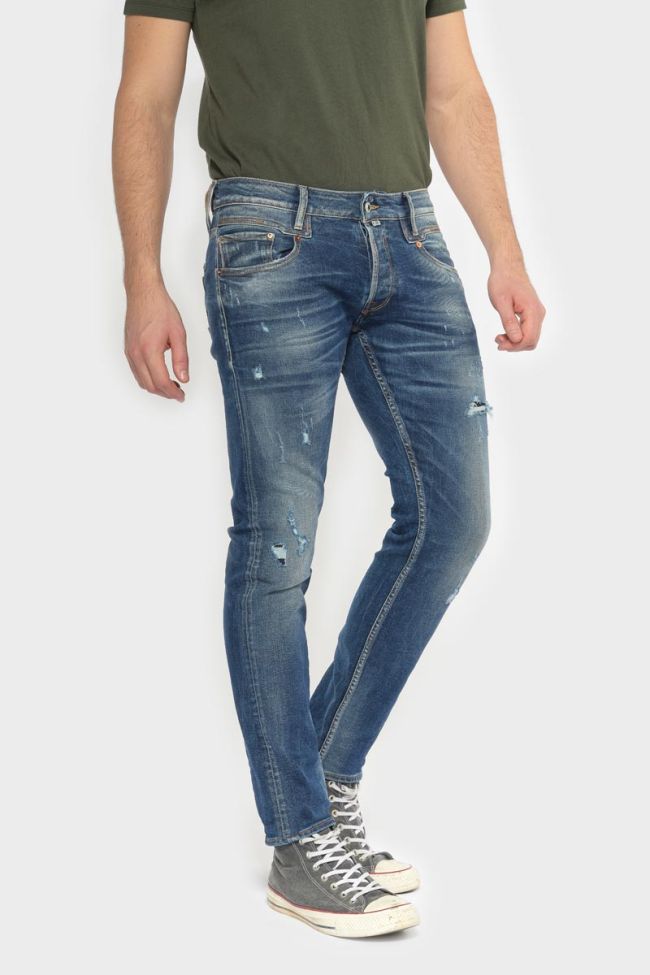 Jeans 700/11 adjusted Trial destroy bleu N°2