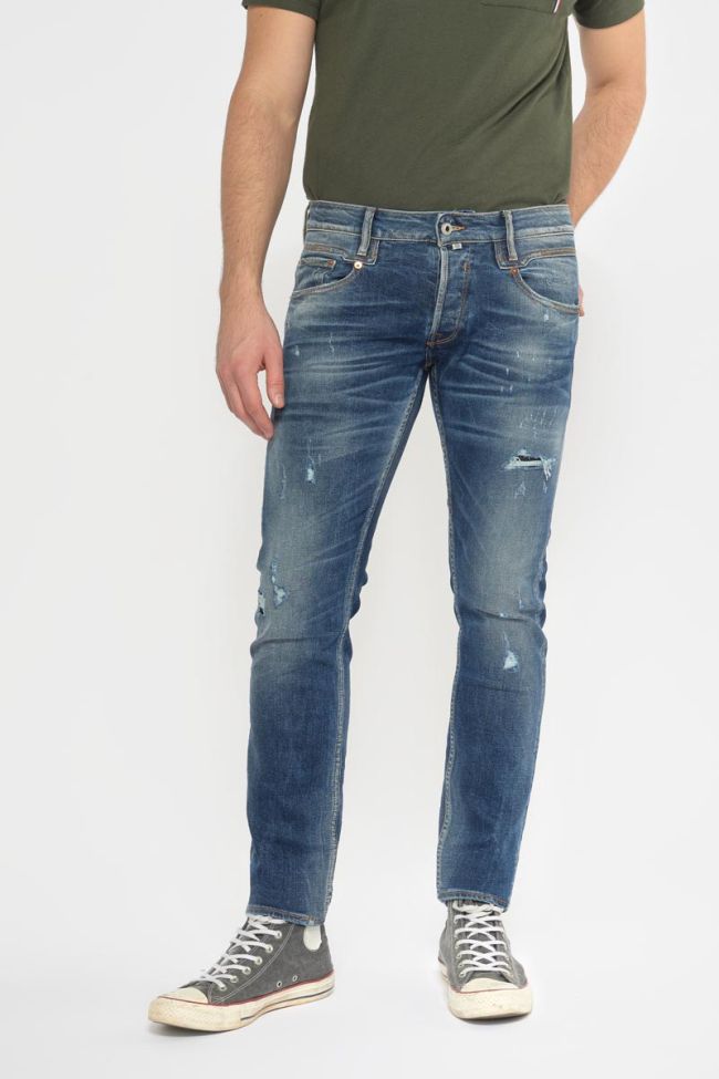 Jeans 700/11 adjusted Trial destroy bleu N°2