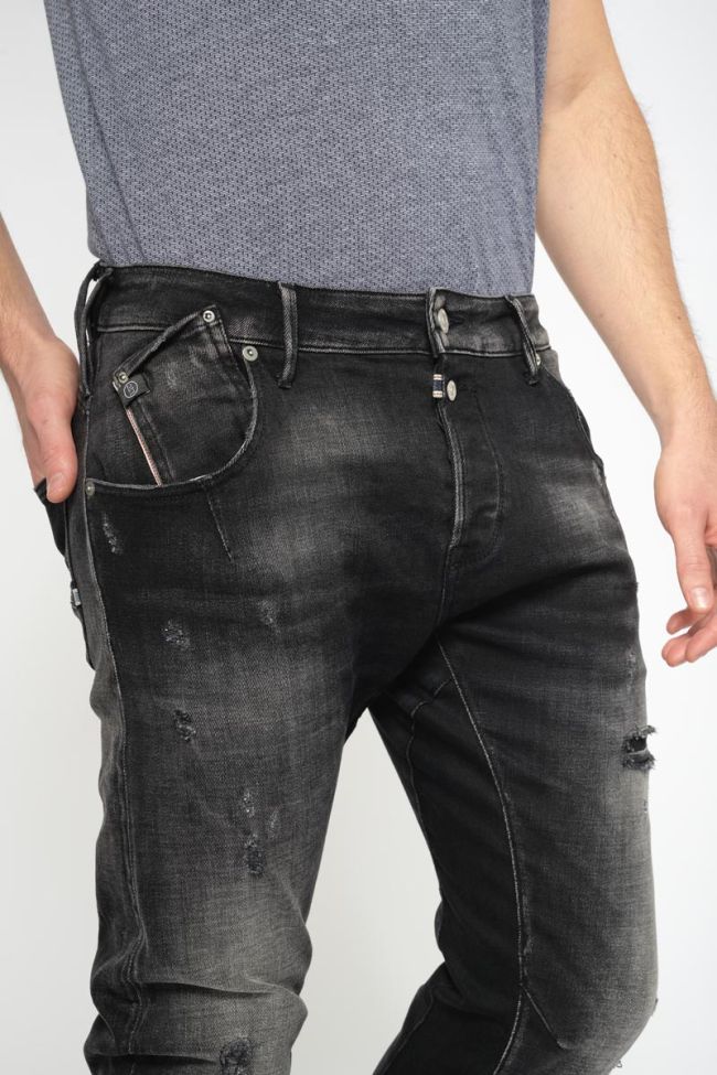 Jeans 900/03 tapered arqué Alost destroy noir N°1