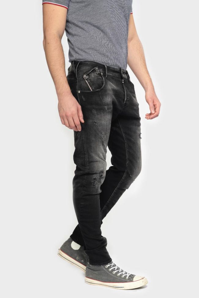 Jeans 900/03 tapered arqué Alost destroy noir N°1
