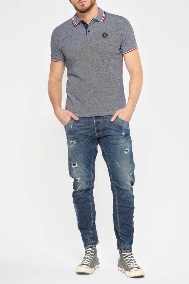 Jeans 900/03 tapered arqué Alost destroy vintage bleu N°2