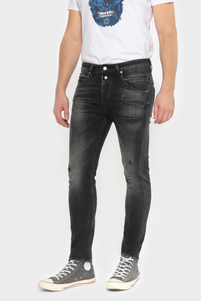 Mitzic 900/16 Tapered destroy jeans noir N°1