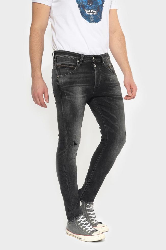 Mitzic 900/16 Tapered destroy jeans noir N°1