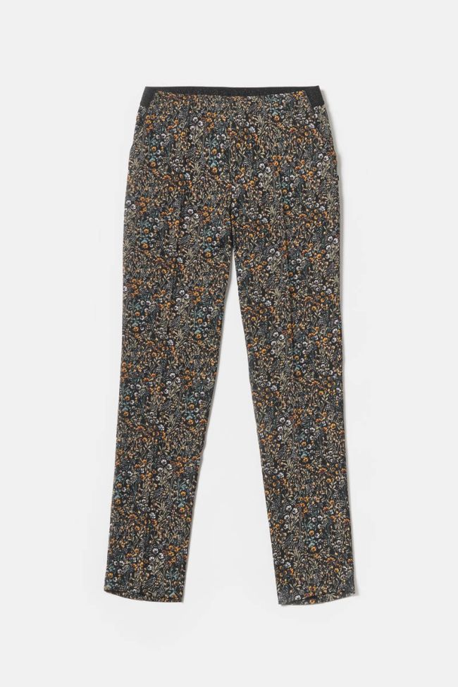 Pantalon Dorine à motif fleuri 