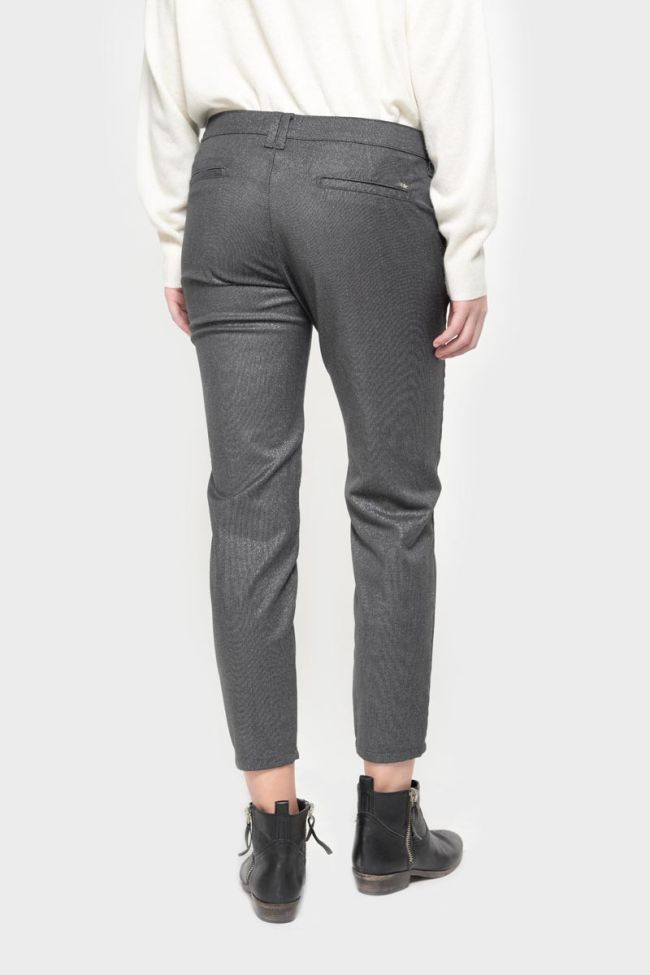 Pantalon Vittoria brillant gris