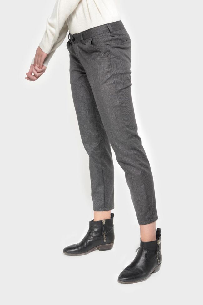 Pantalon Vittoria brillant gris