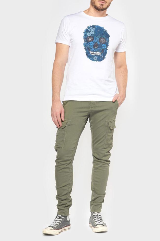 Pantalon Durbuy tapered arqué kaki