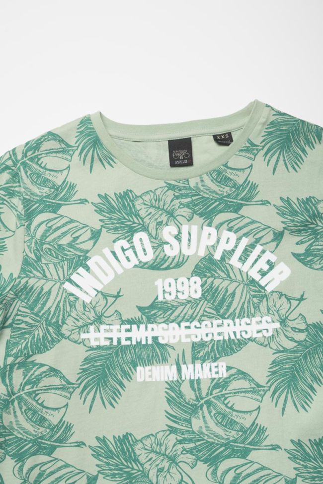 T-shirt Bansybo vert amande