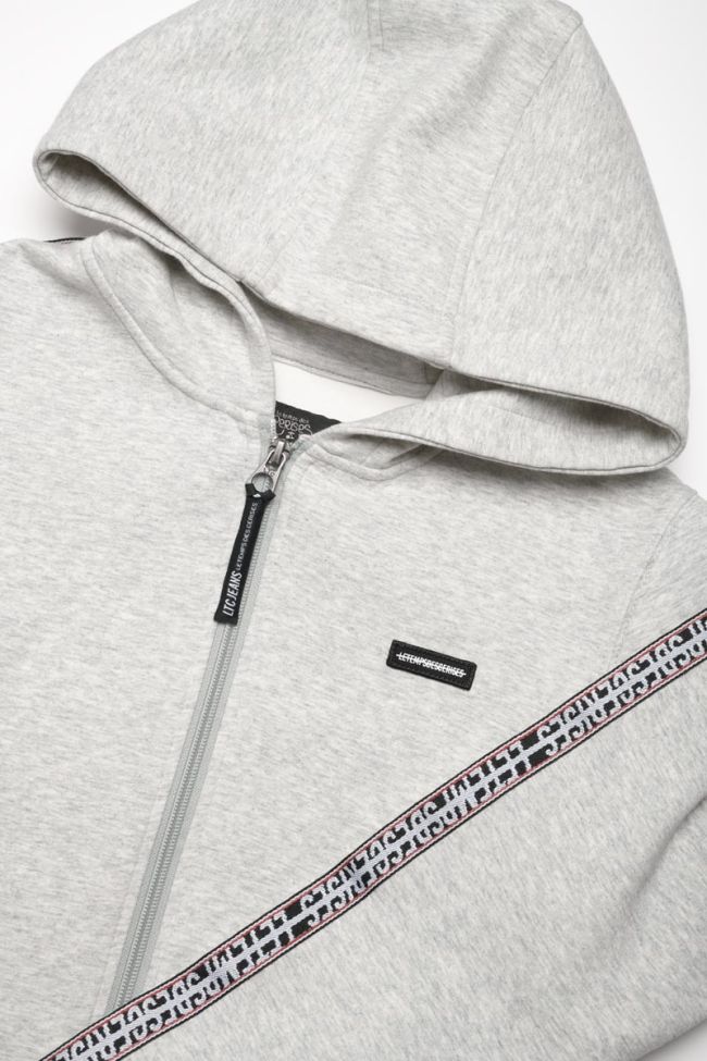 Sweat à capuche Marshbo gris