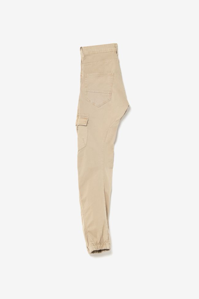 Pantalon Patos tapered arqué beige