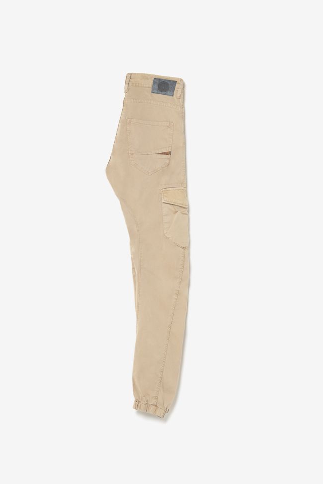 Pantalon Patos tapered arqué beige