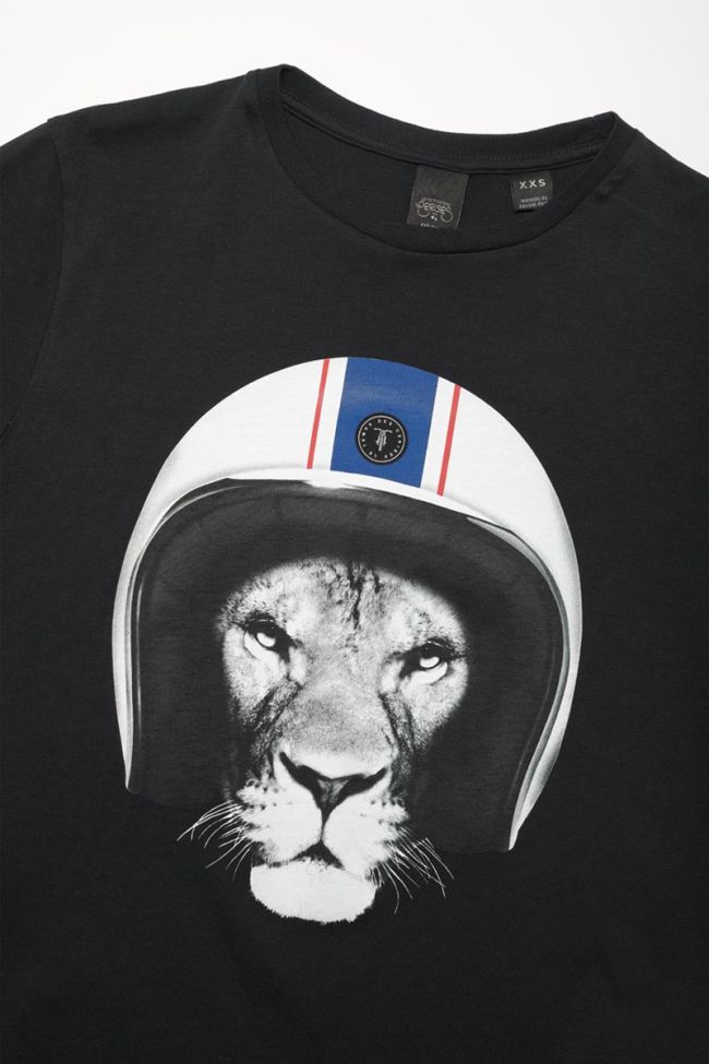 T-shirt Santabo noir imprimé