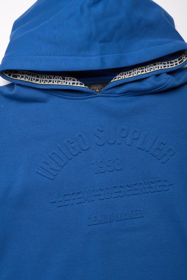 Sweat à capuche Spybo bleu