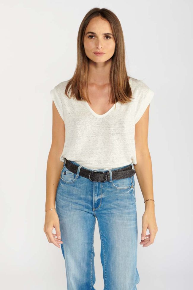 Ceinture Aloe argentée