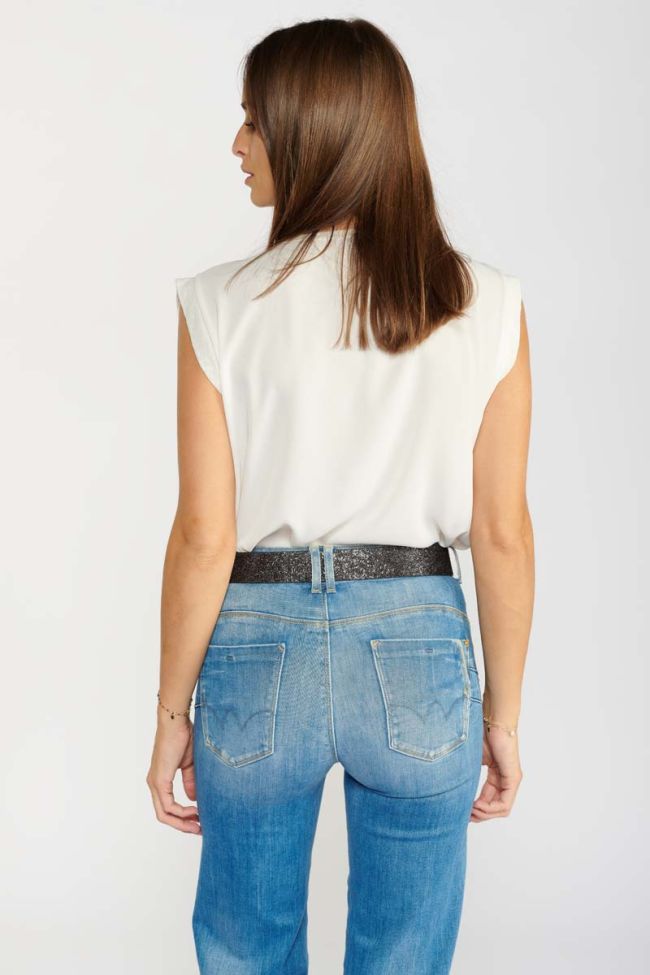 Ceinture Aloe argentée