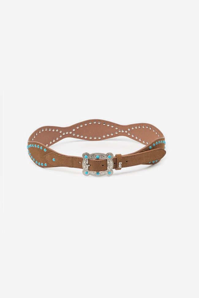 Ceinture Bonita en daim marron