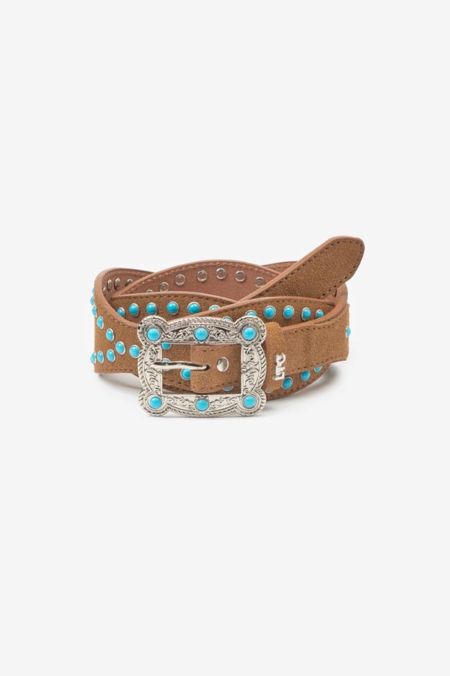 Ceinture Bonita en daim marron