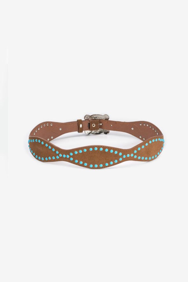 Ceinture Bonita en daim marron