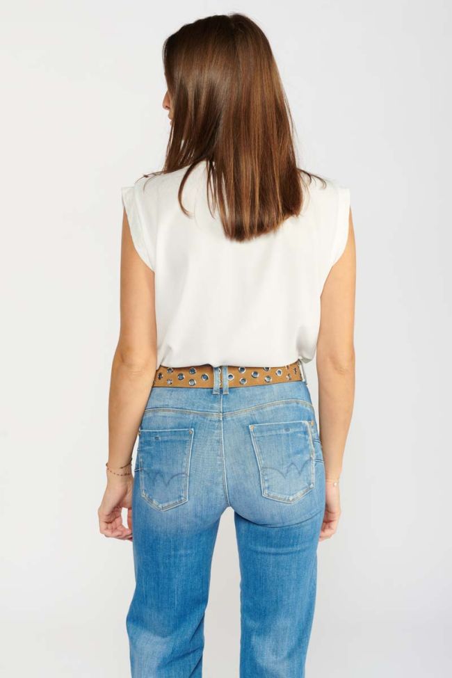 Ceinture Minog en daim marron 