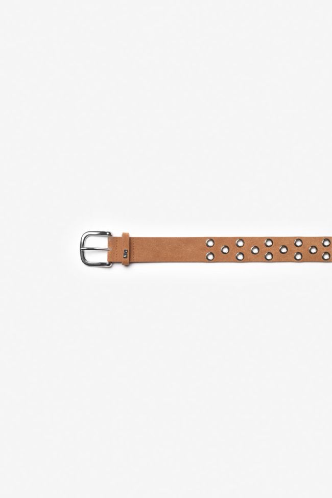 Ceinture Minog en daim marron 