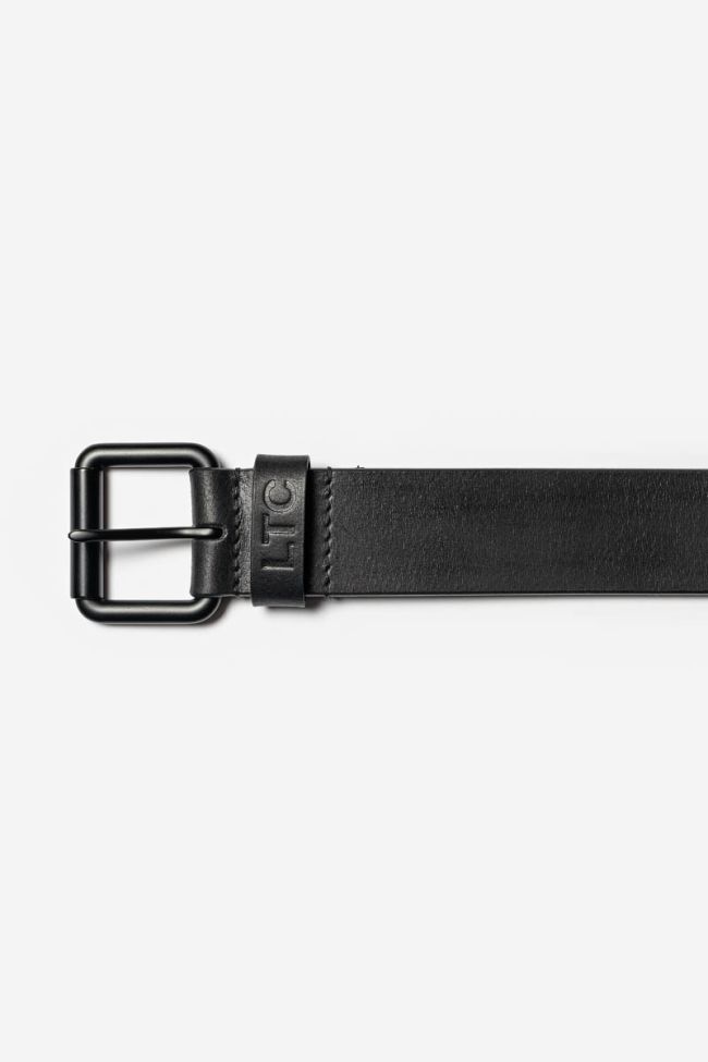 Ceinture Bianel en cuir noir