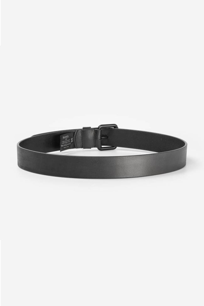 Ceinture Bianel en cuir noir