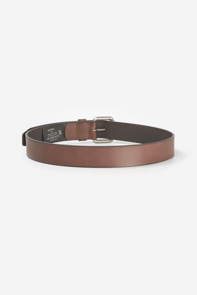 Ceinture Meral en cuir marron