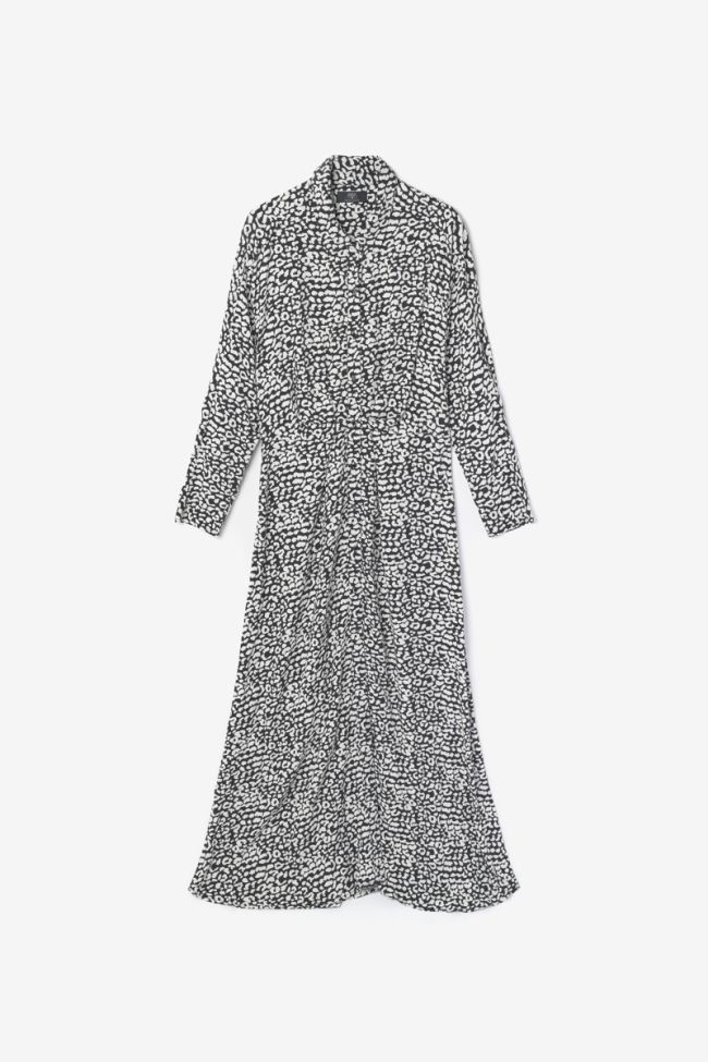 Robe longue Abyss à motif léopard