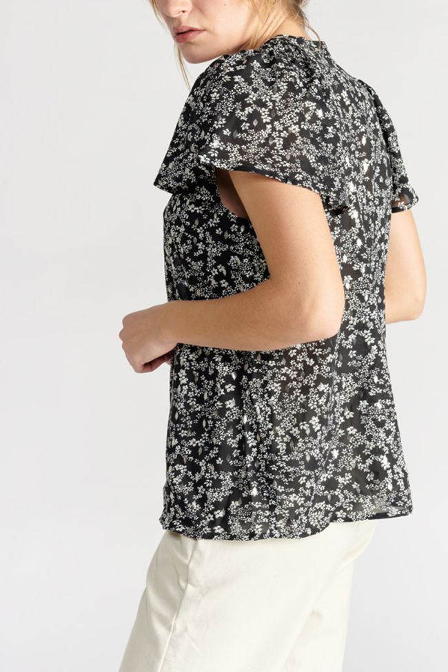 Top Agnes à motif fleuri