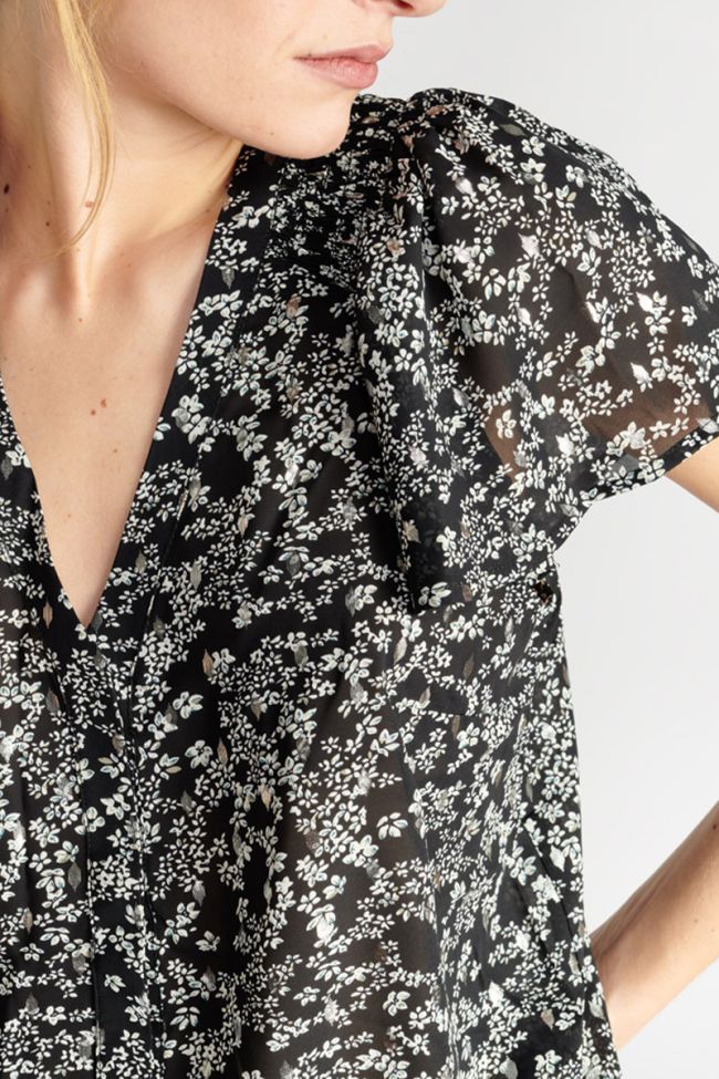 Top Agnes à motif fleuri