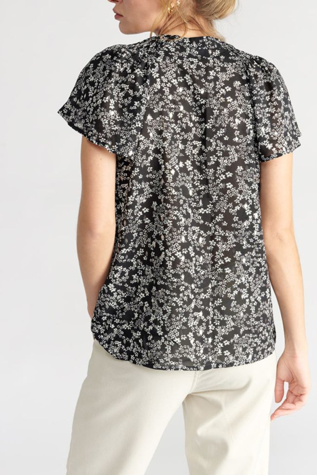 Top Agnes à motif fleuri