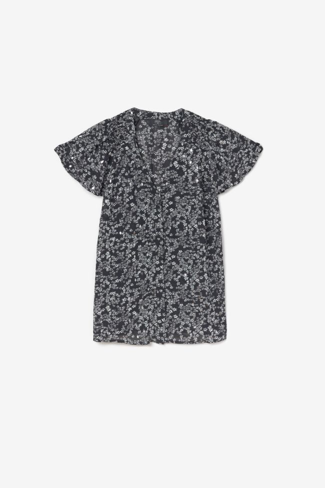 Top Agnes à motif fleuri