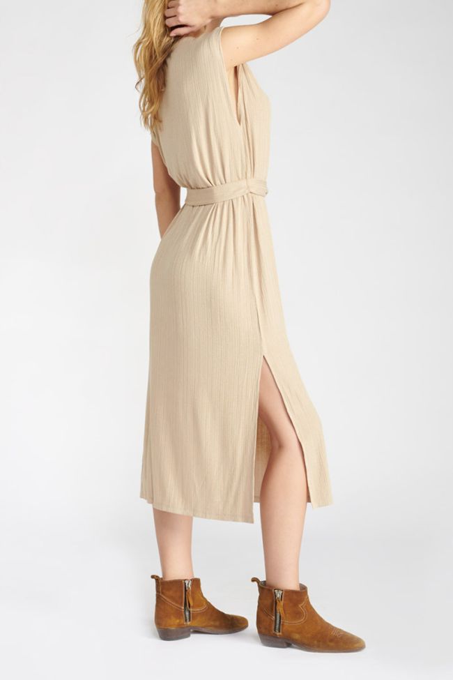 Robe longue Andy beige