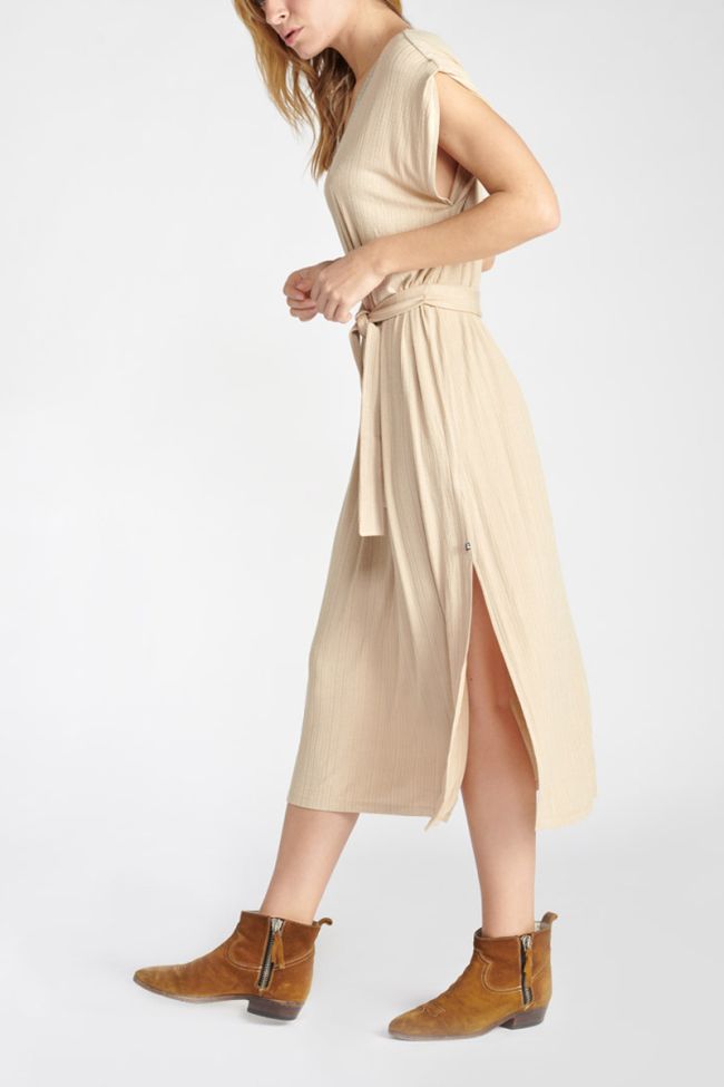 Robe longue Andy beige