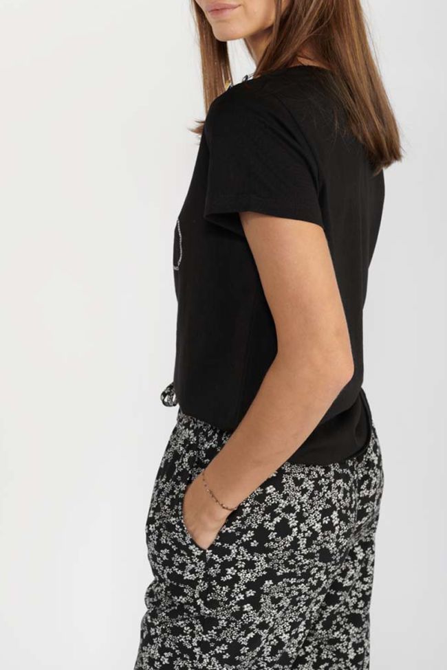 T-shirt Aneka noir
