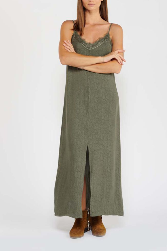 Robe longue Arid kaki