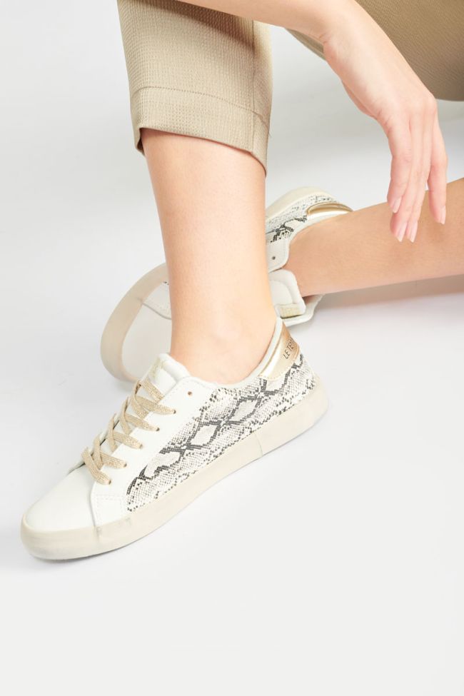 Baskets Austin à motif python