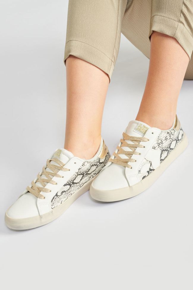 Baskets Austin à motif python