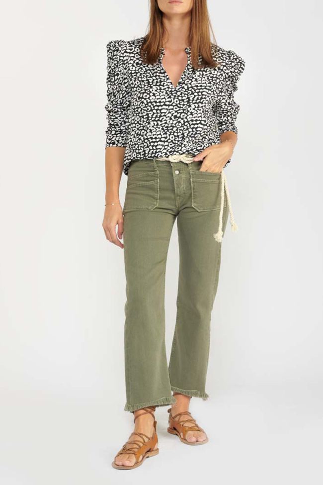 Blouse Chama à motif léopard