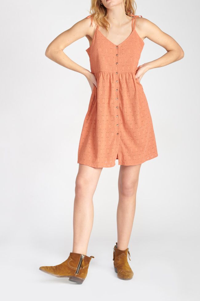 Robe Crispo ambre orangé