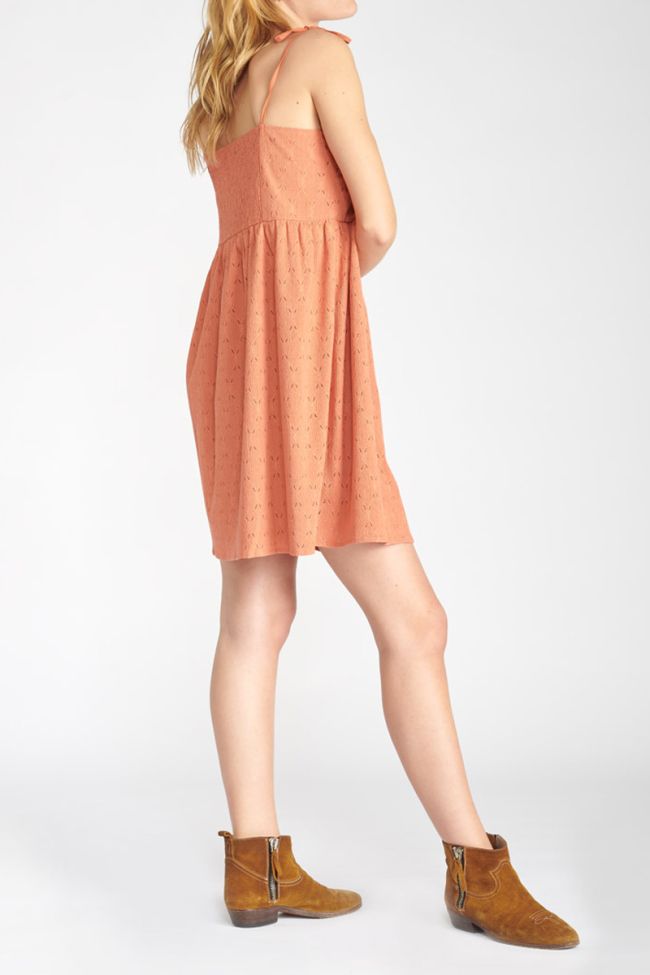 Robe Crispo ambre orangé